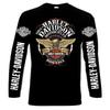 T-shirt a manica lunga e manica corta da uomo Harley Davidson, 100% cotone, dalla taglia S alla 6XL