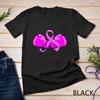 Bröstcancer Boxningshandske Kämpe Unisex T-shirt Herr Dam T-shirts Topp