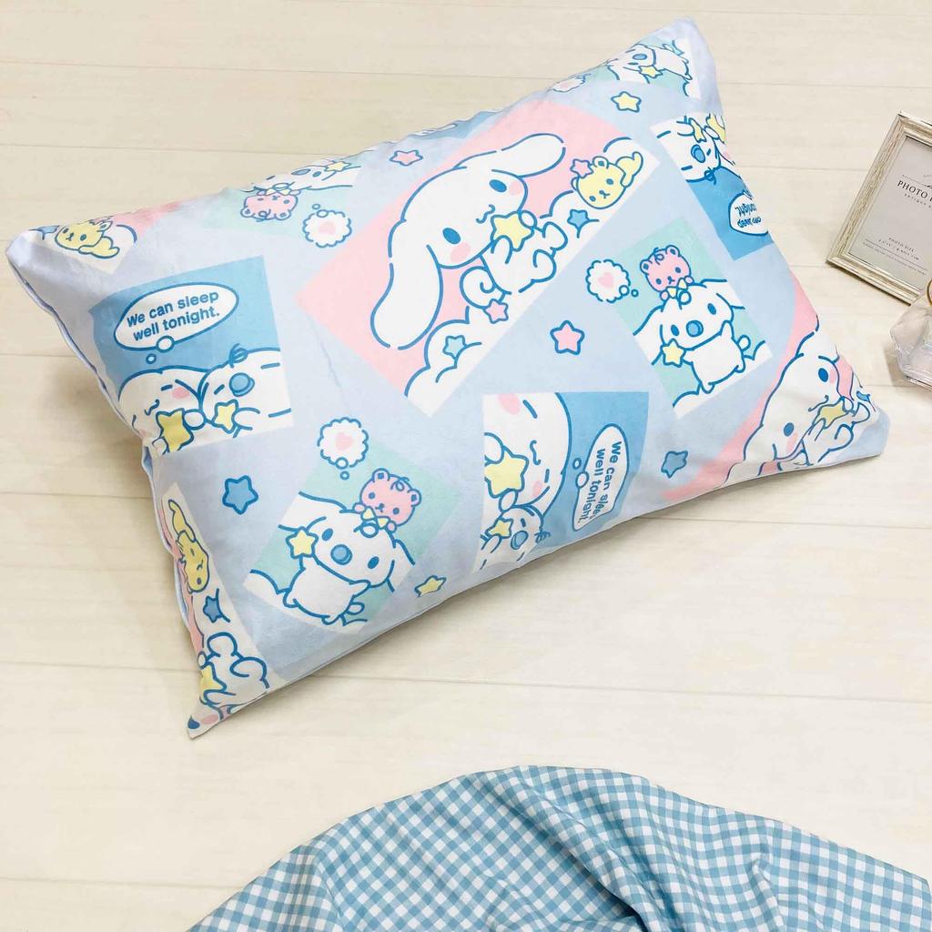 MORIPiLO Sanrio Cinnamoroll Pillowcase and Melting to the Suitable for Both Kids and Cute Plush Sanrio Morishita Pillows (Smooth Touch) 43x63cm,