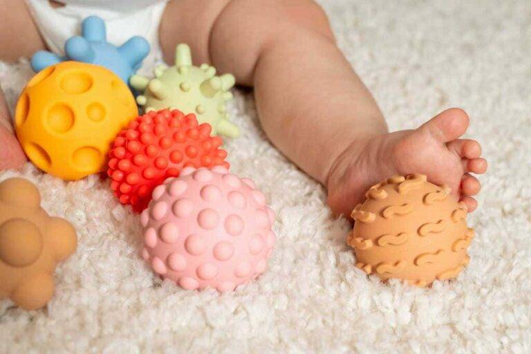 sensory balls 8 pcs pastel