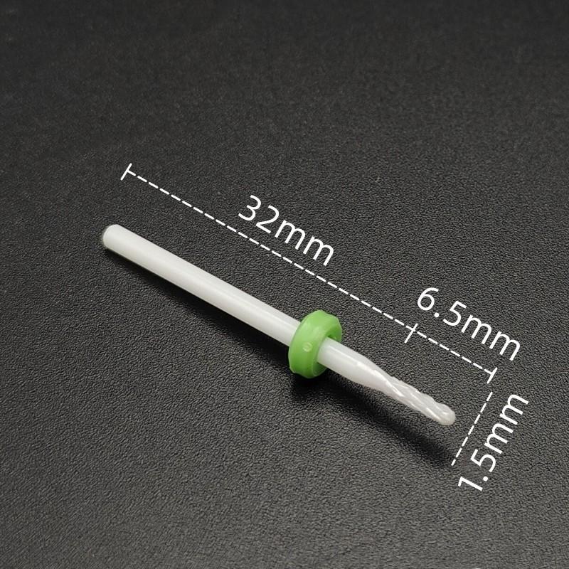 1 Piece Ceramic Nail Art Drill Rotary Cutter Cleaning Device for Nail Art Machine Accessories Removal Nail Gel Tool