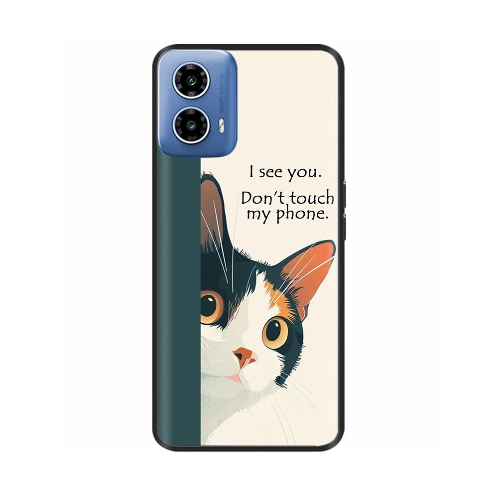 For Moto G34 5G Case Cover For Motorola Moto G34 Case motoG34 Soft Liquid Silicone Cartoon Phone Shell Protection Back Covers
