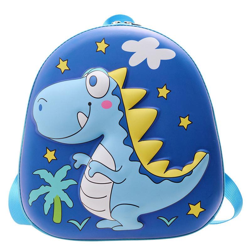 Lightweight Wear-resistant Anti-theft Shockproof Children's Backpack Dinosaur Design Polyester Fiber