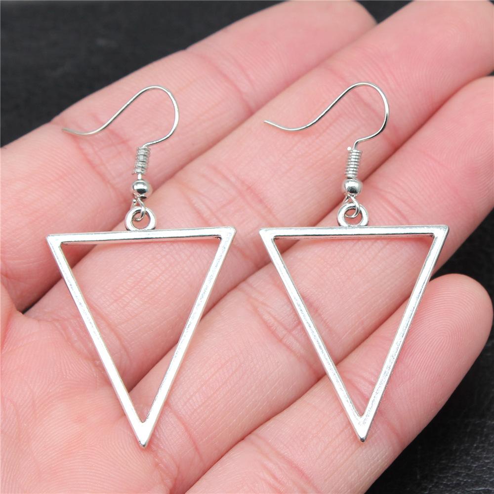30 Styles Women Fashion Simple Handmade Earrings Geometric Swirl Triangle Teardrop Pendant Dangle Earrings