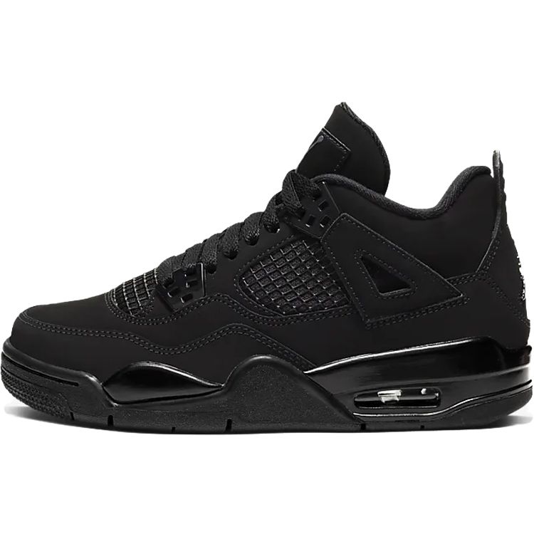 Air Jordan 4 Retro GS Black Cat 2020 Kids Sneakers Light-Graphite 408452-010