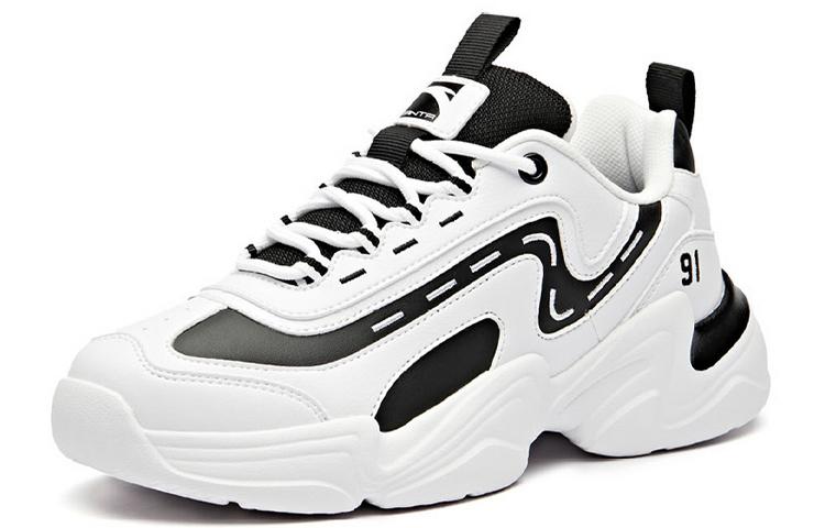 Women's Sneakers Anta Life Collection Synthetic Leather Cushioning Slip Resistant Abrasion Resistant