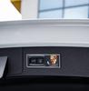 Porsche Elektrische Heckklappe Warnaufkleber