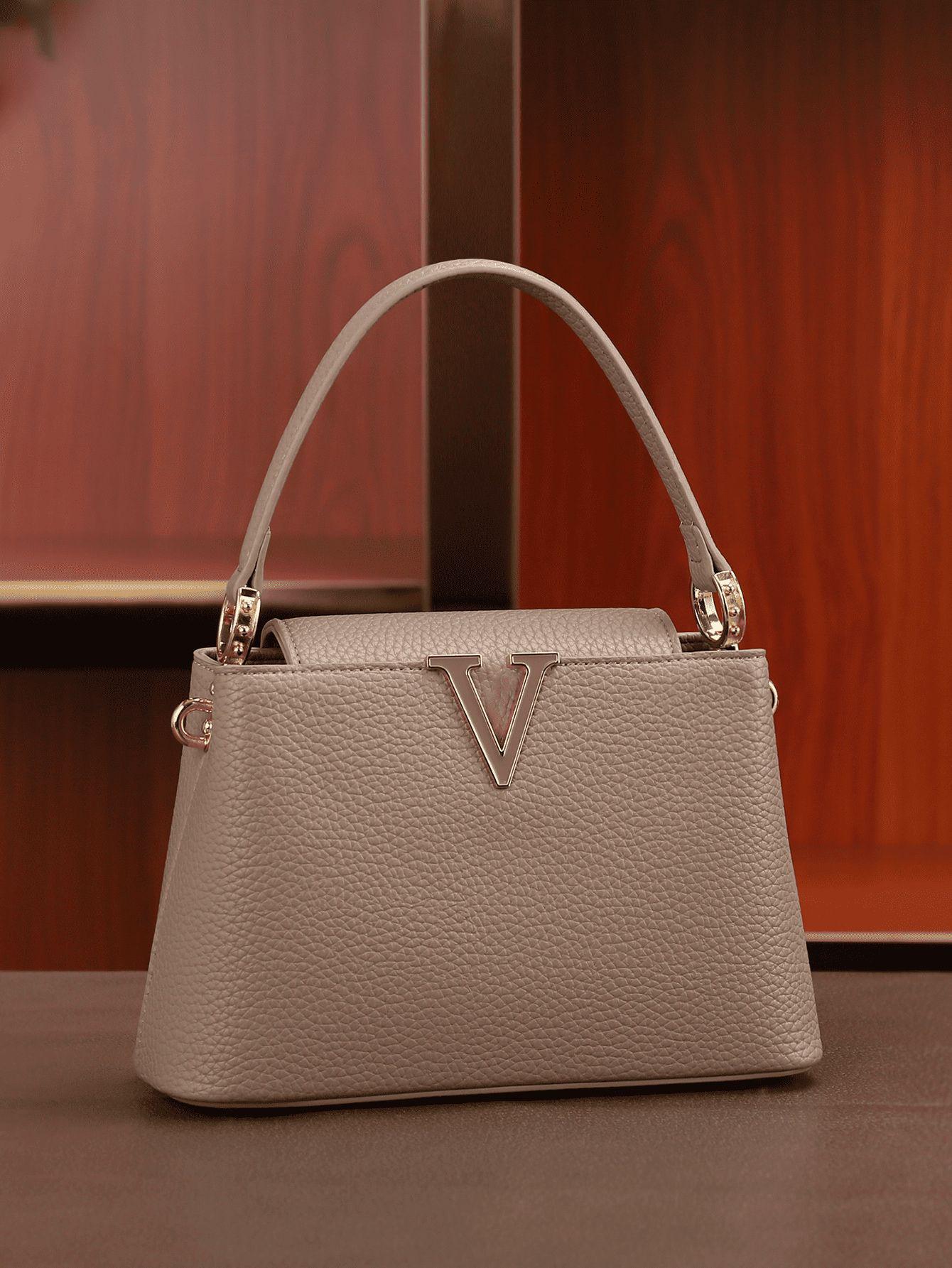 

Минималистичная V-образная сумка-ведро кроссбоди Poho2025 – Трендовая, модная маленькая сумка через плечо для женщин 23*9*14cm