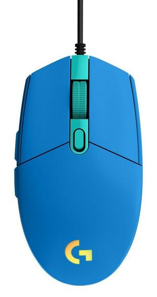 Logitech G102 Lightsync Wired Mouse Blue