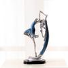 Modern Dance Girl Ornaments Art Miniatures Figurine Sculpture Crafts Girl Character Statue  Bedroom