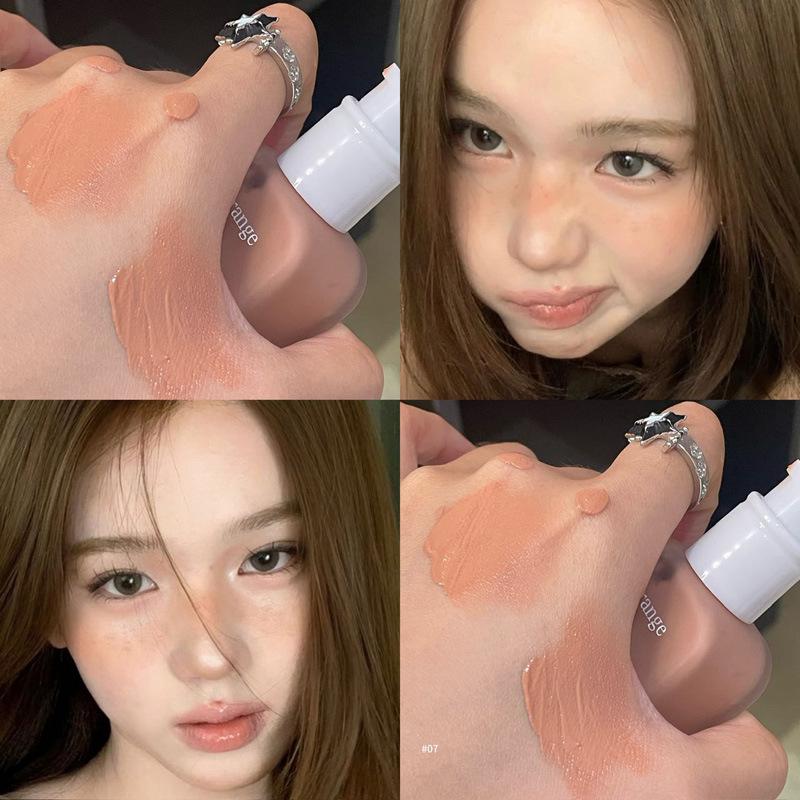 Yu Cai Jing Run Flüssig-Rouge: Feuchtigkeitsspendendes mattes koreanisches Make-up für natürliche Aufhellung und konturierten Teint.