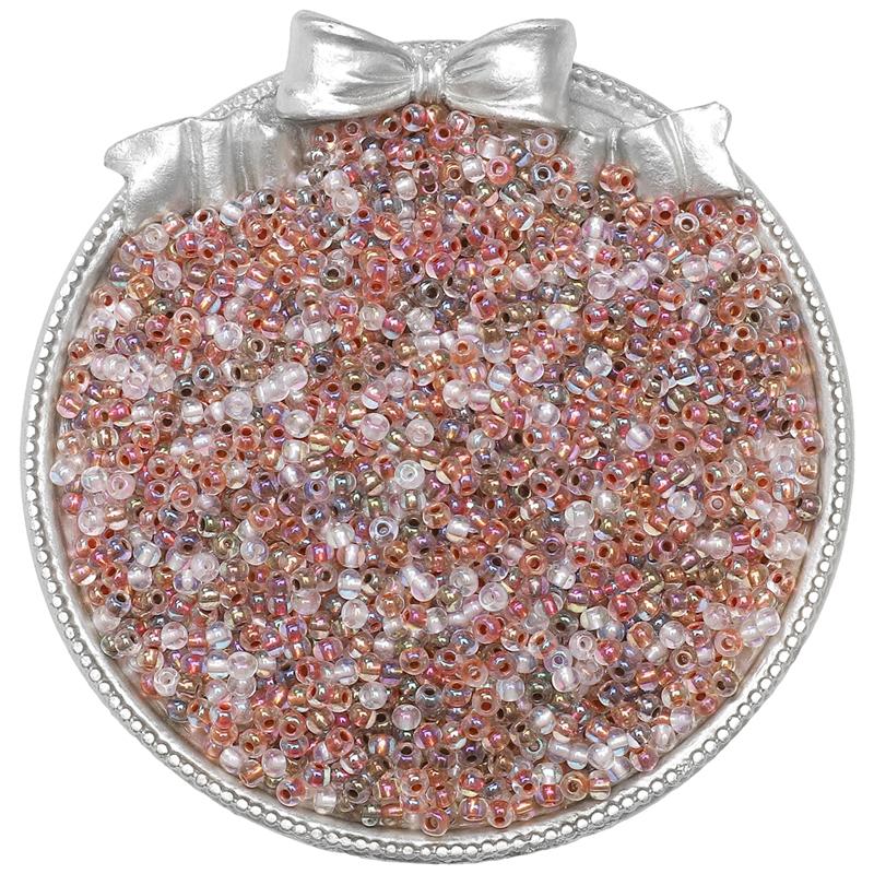 High Quality Glass Seed Beads Illusionary Pearl Light Dyeing Core Beads for Earring Bracelet DIY Jewelry Craft Accessoreis Making