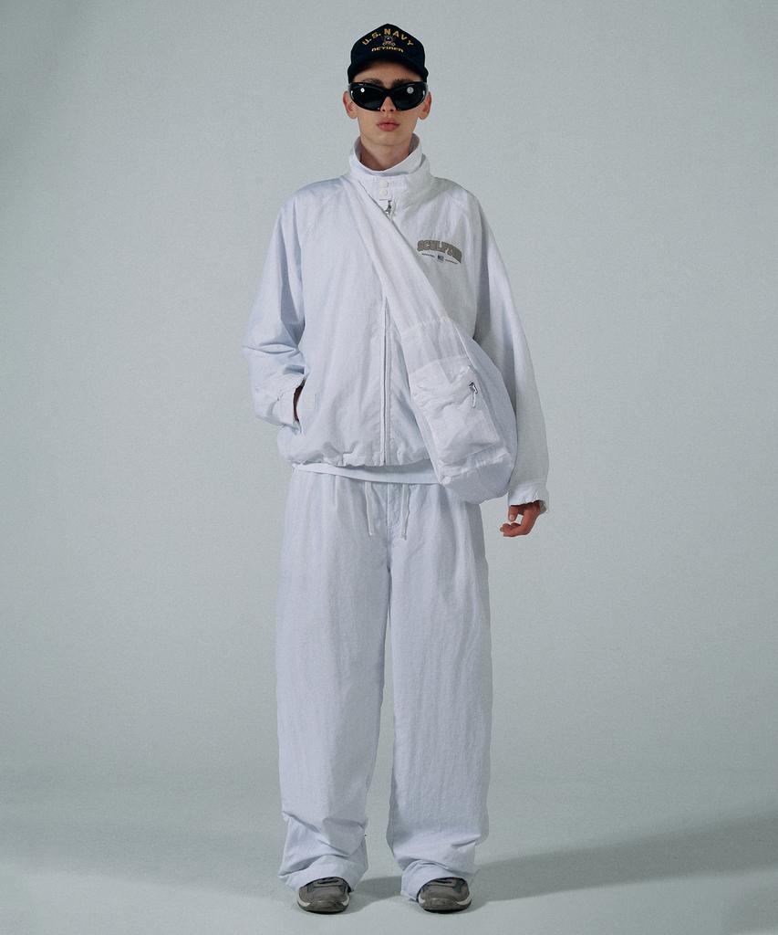 SCULPTOR Two-Way Wind Pants White
