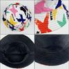 New double-sided graffiti bucket hat women's print tie-dye pot hat Korean hip-hop visor sun hat