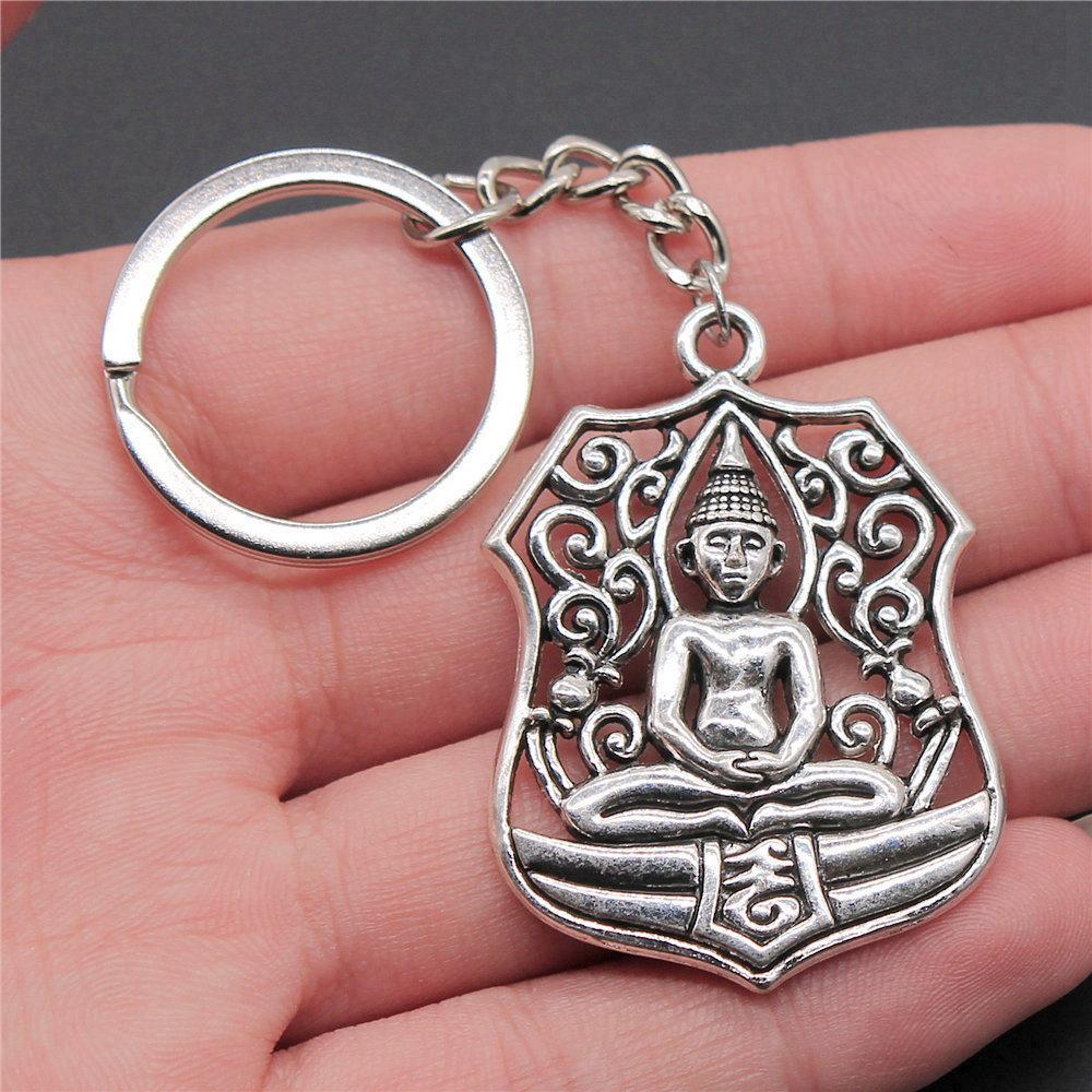 28mm Schlüsselanhänger Buddhismus Vintage Schmuckzubehör QY009