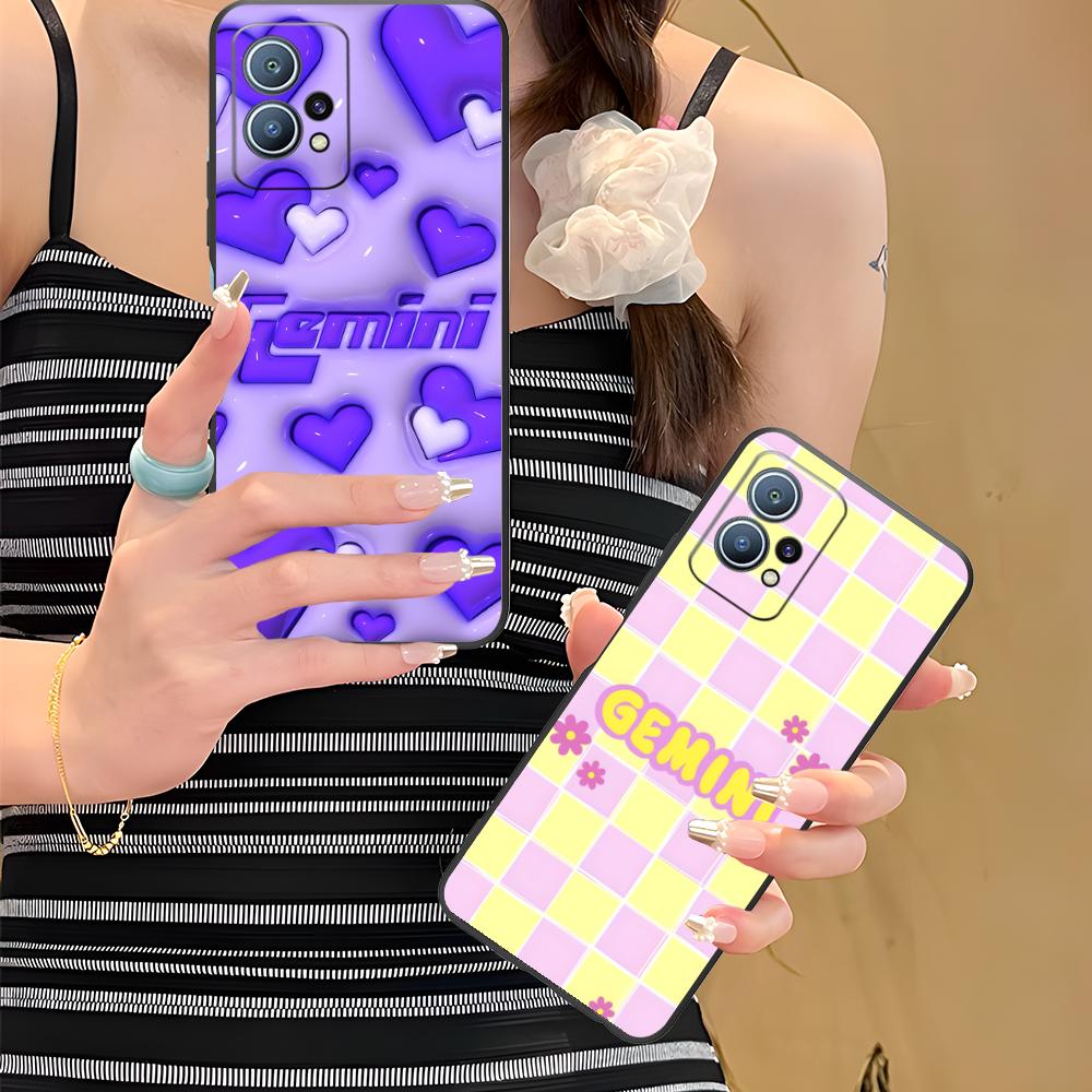 Zodiac Sign Gemini Phone Case for Huawei P60 P50 P40 P30 P20 P10 P9 P8 Pro Lite Plus Soft TPU Shockproof Cover