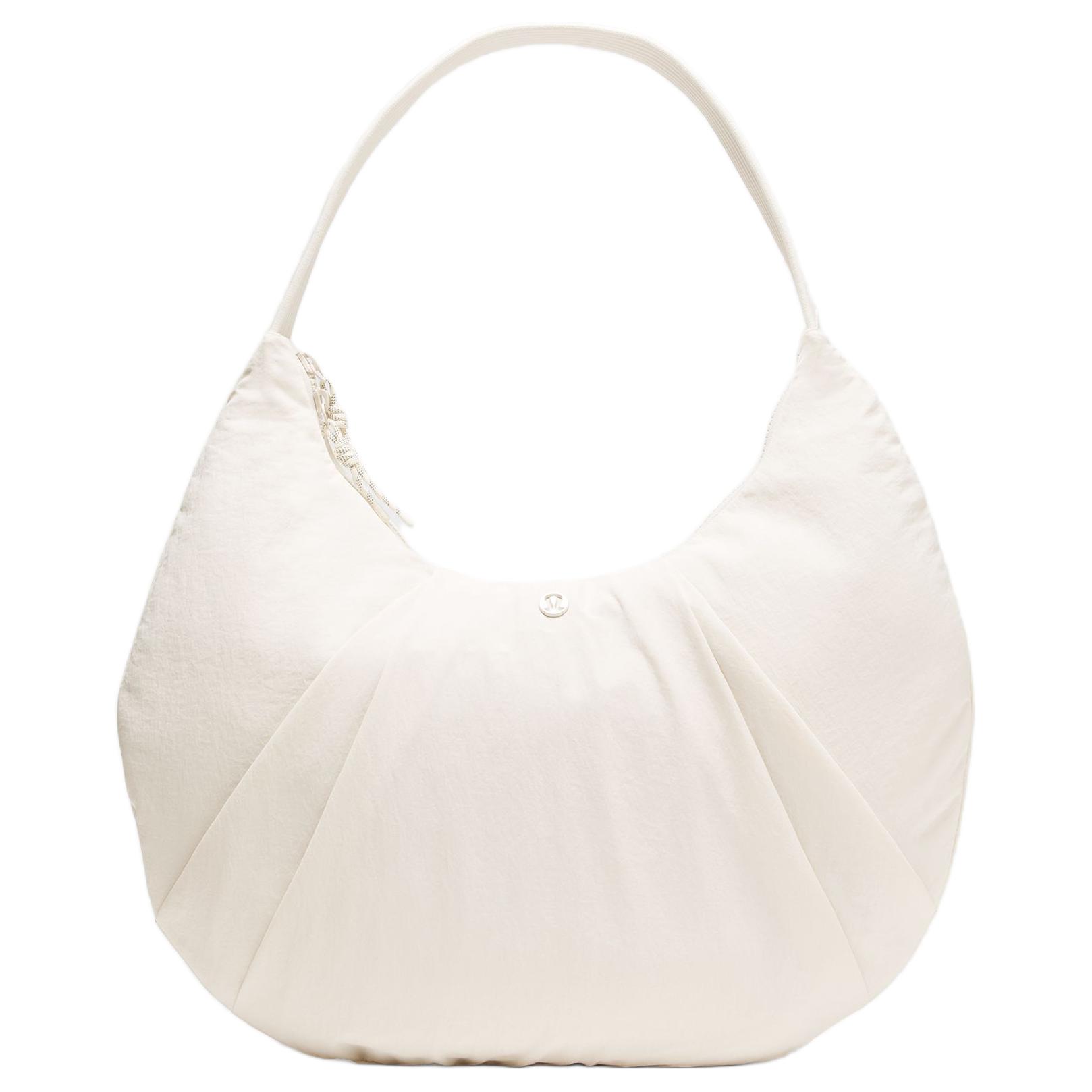 

Lululemon Pleated 10L Crescent Shape Ruched Detail Nylon Shoulder Bag Women bags Light-Ivory LW9EJRS-033454 Light Ivory White