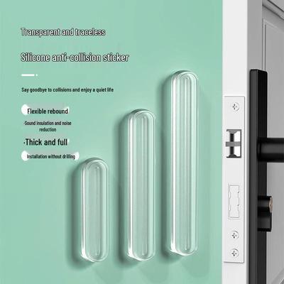 Silicone No-Trace Anti-Collision Stickers for Refrigerator & Cabinet Doors