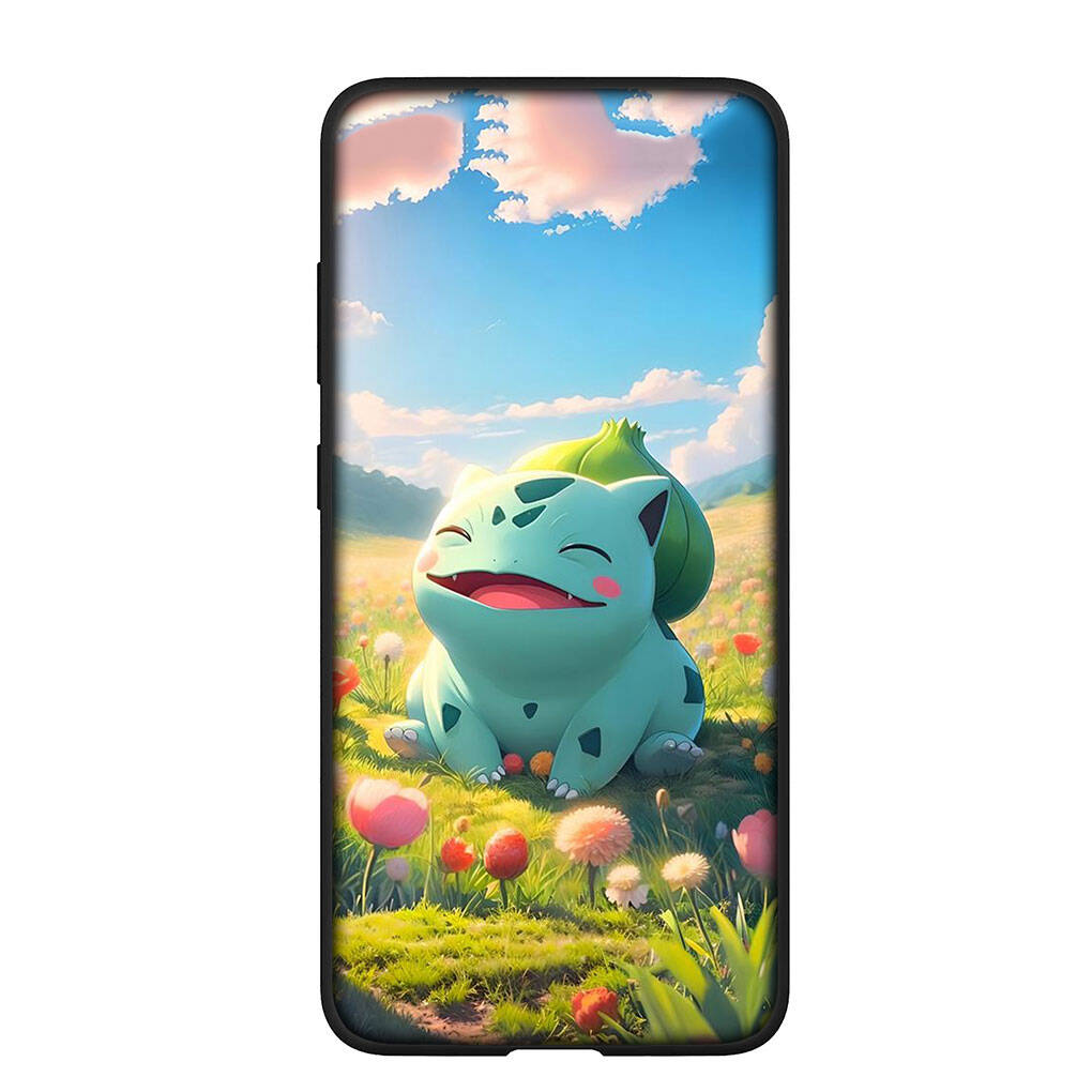 Phone Case for Samsung Galaxy S25 S23 S22 S24 Ultra FE Plus A05 A06 A15 A16 A36 A37 A35 A54 A55 A56 A57 A25 A53 A17 Squirtle Pokemon GO Pikachu Cover