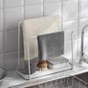 Rustproof Kitchen Sponge Stand Waterproof Bathroom Drain Rack  Kitchen Storage Supplies
