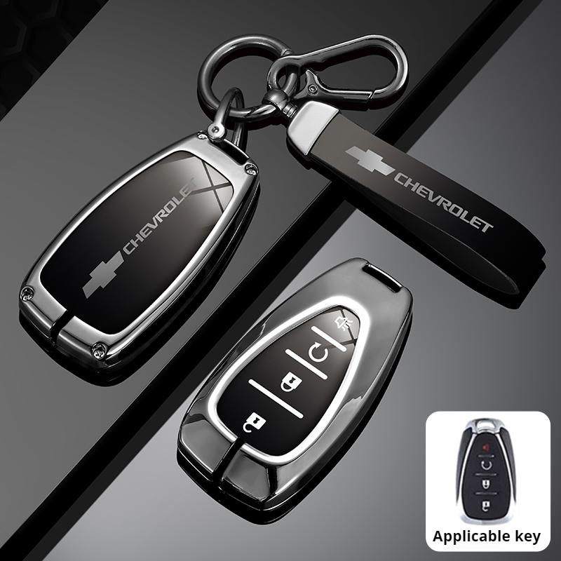 Zinc Alloy Car Flip Key Case Cover Shell Bag For Chevrolet Cruze Aveo Trax Sail Malibu Captiva Prism Spark Protector Accessories