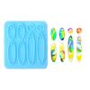 Earring Molds with Holes Hand-Making Accessories Silicone Material for Earrings