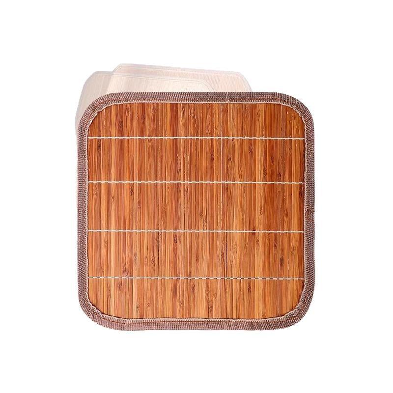 Bamboo Cooling Seat Cushion: All-Season Office Chair Pad