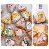 80 Unidades Sacos de Embalagem para Bolinhos de Arroz Triangulares Adesivos Algas Nori Onigiri Sushi Sacos Adesivos Ferramentas Molde para Fazer Sushi Acessórios Bento