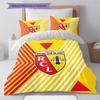 Set Biancheria da Letto con Fantasia a Lenti RC Copripiumino Federa Decorazione per la Casa Regalo (1 * copripiumino + 2 * federa, senza nucleo)