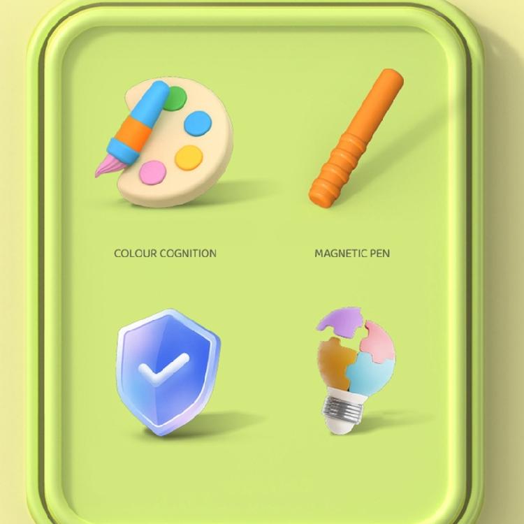 Childrens Magnetic Sketch Pad With Chicken Design Educational Toy Stimulates Imagination Safe Durable Plastic
