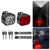1Set Light Flashlights Bike Headlights Lamp Bicycles Part Smarted Bicycles Light for Outdoor Use