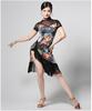 Women's Latin Dance Fringe Dress for Professional Competition and Performance