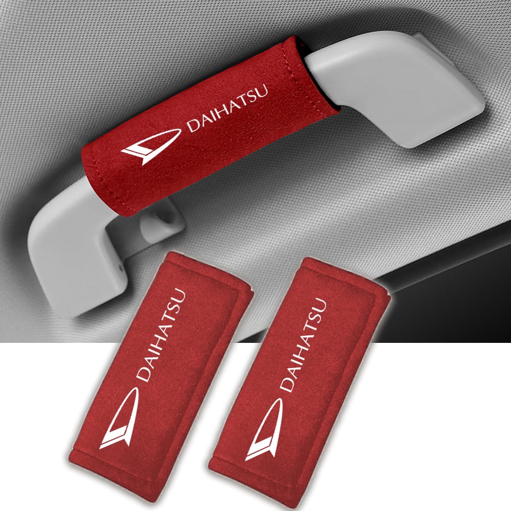 [Fumezu] Assist Grip Cover, Compatible with Toyota Daihatsu Car Grip Cover, Protective Grip, Velcro