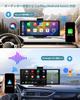 IPS Touchscreen Portable Display Audio with Integrated Car Wireless Auto Front and Rear Loop Parking Car Cast Speaker Audio and Voice Control