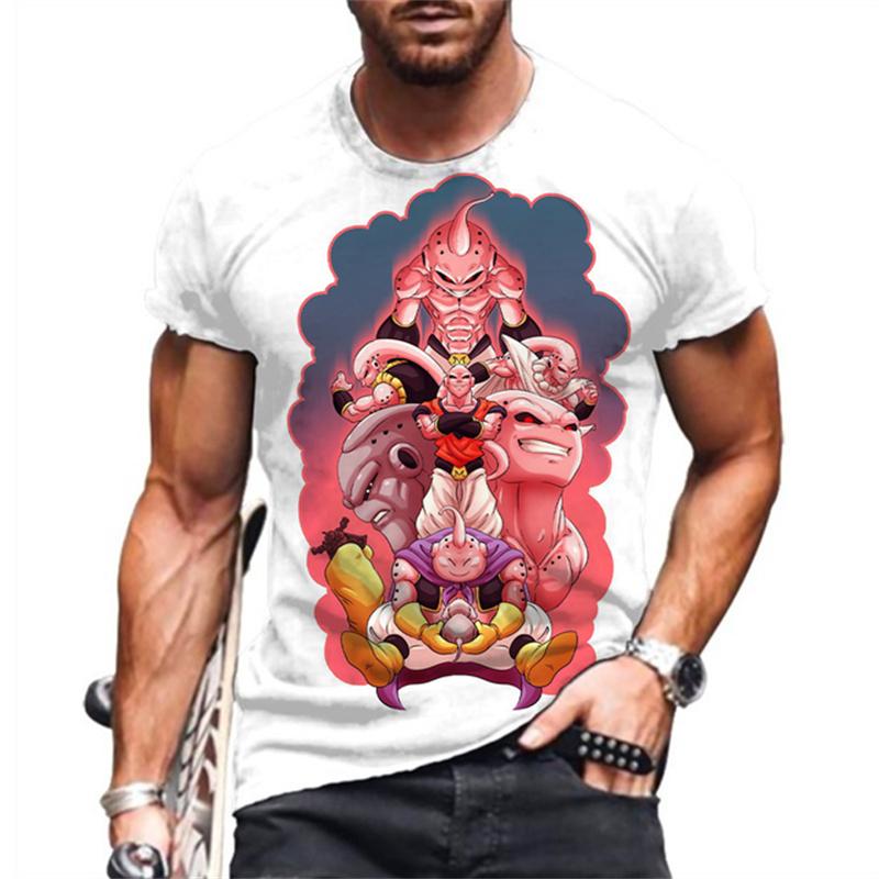 Dragon Ball Z Kid Goku Chibi Printed T-Shirt Summer Casual Short Sleeve Anime Tee Adult and child role-playing T-shirts