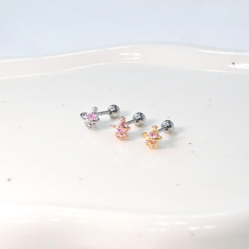 Dieuamour Pink Spaceship Surgical Piercing 3 Colors