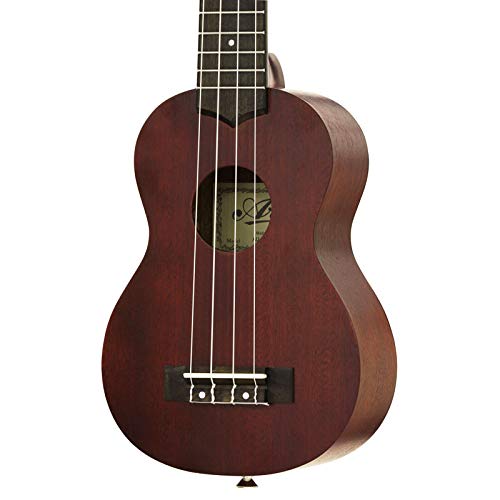 New ARIA AU-1 Soprano Ukulele with Geared Tuners (3-Piece Set with Genuine Tuner)