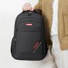 Schoolbag Solid Color Fashion Student School Bag Middle School Backpack Business Travel Computer Backpack New Simple Travel Bag