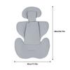 Baby Car Seat Support Cushion Car Seat Insert Cushion Lumbar Support Cushion Comfortable Easy To Clean for Carseat for Toddler