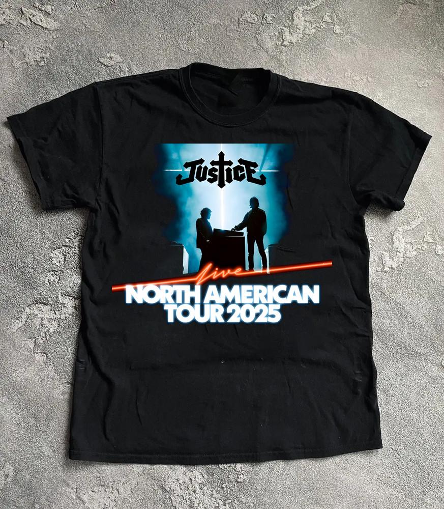 

Justice band Live North American 2025 Cotton Shirt Unisex Concert S to 5XL TR193 Unisex T-Shirt S