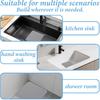 2 Pcs Silicone Tub Stopper Floor Drain Cover Silicone Tub Stopper Floor Drain Cover Sewer Anti-Odor Mat Deodorizing Plugs Seal Sewer Deodorization
