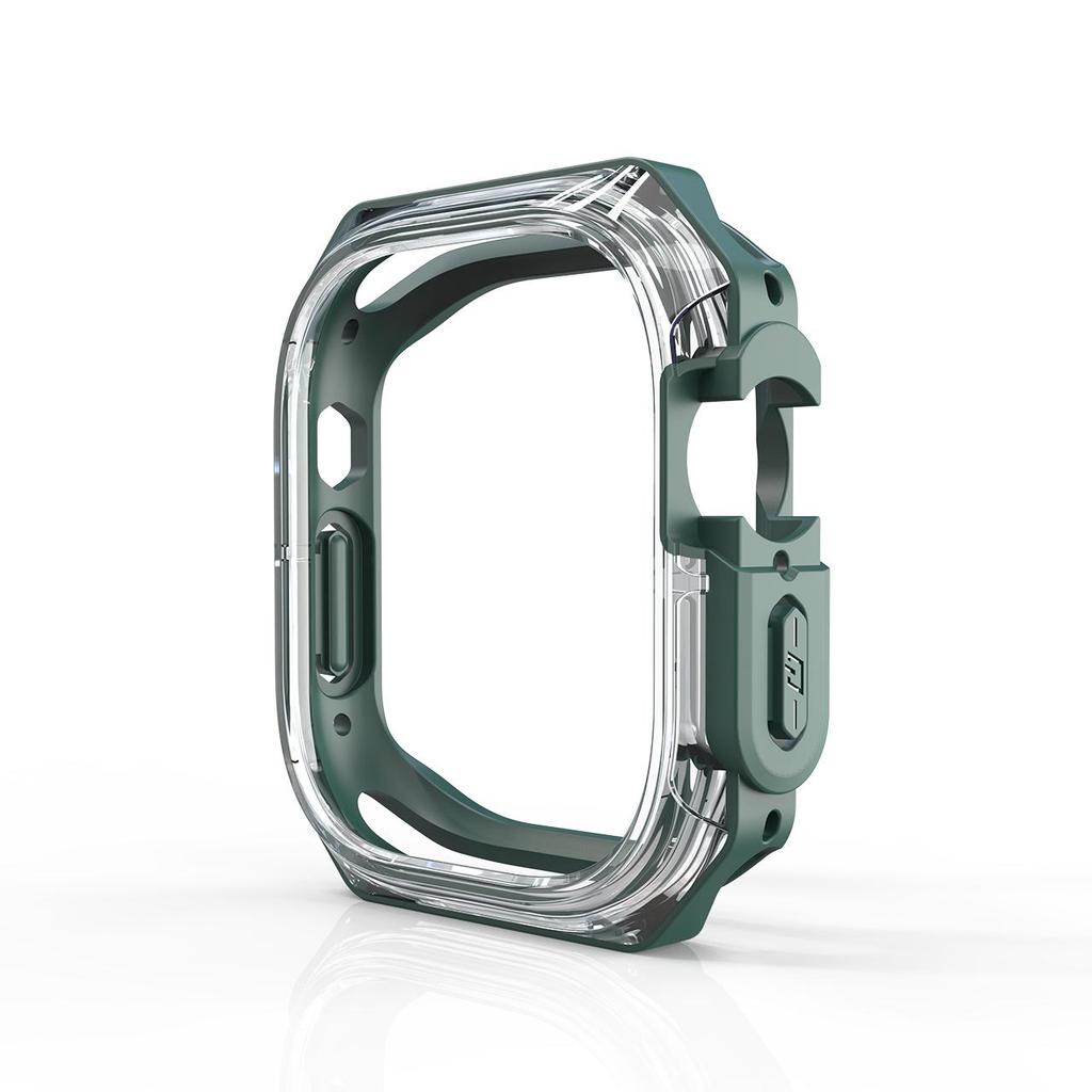 Cover for Apple Watch Case ultra 49mm 44mm 40mm 45mm 41mm accessories Screen protector TPU+PC Bumper iWatch series 9 8 7 SE 6 5