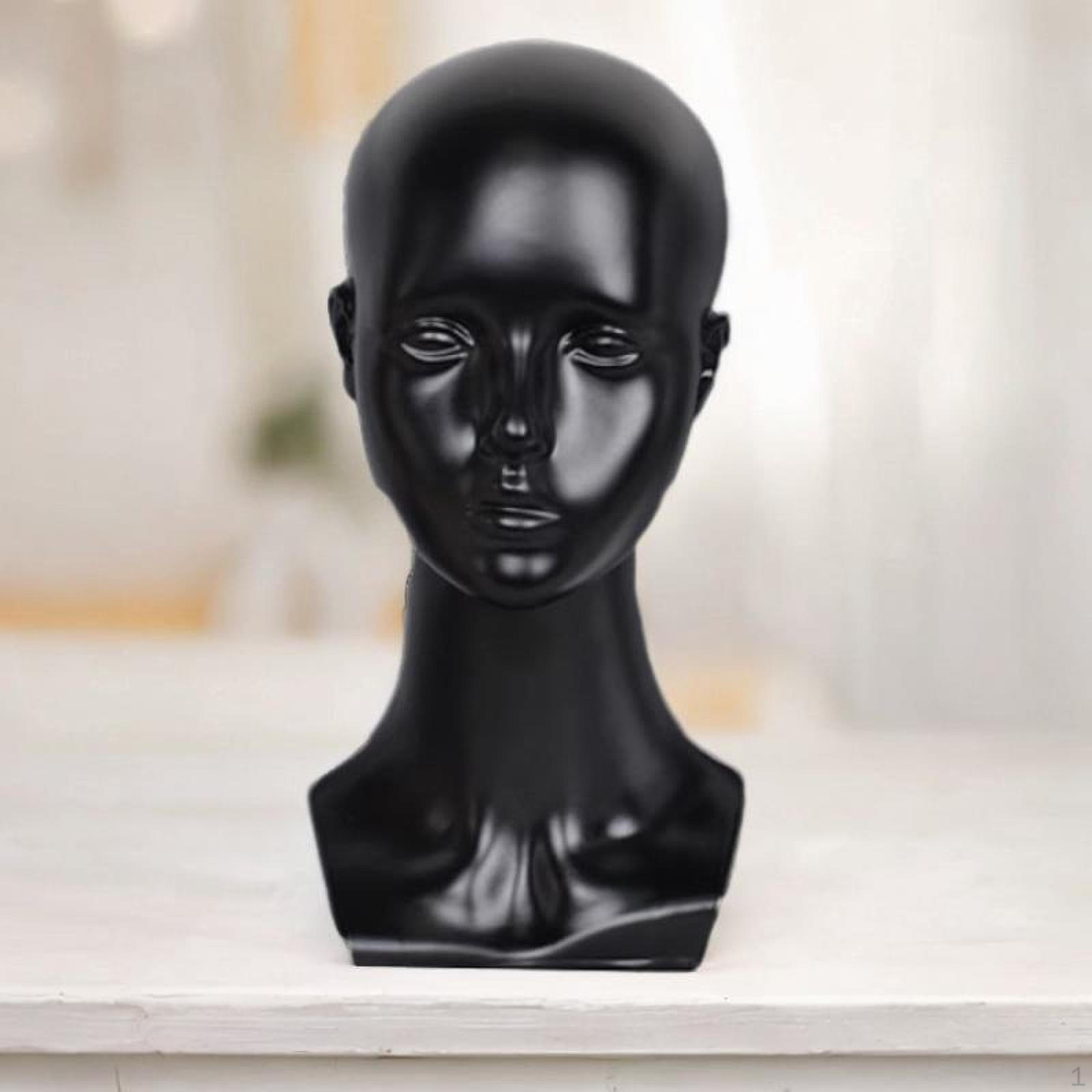 

Манекен Дисплей Голова Плече Жіноча стійка Аксесуари для краси Модель для бутиків чорний