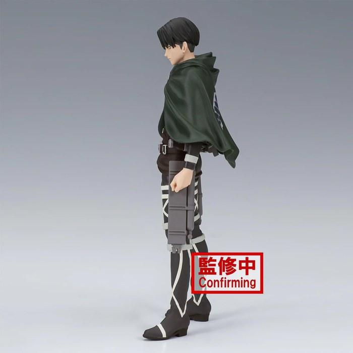 Banpresto Attack on Titan The Final Season Levi Figure, 6 Inch