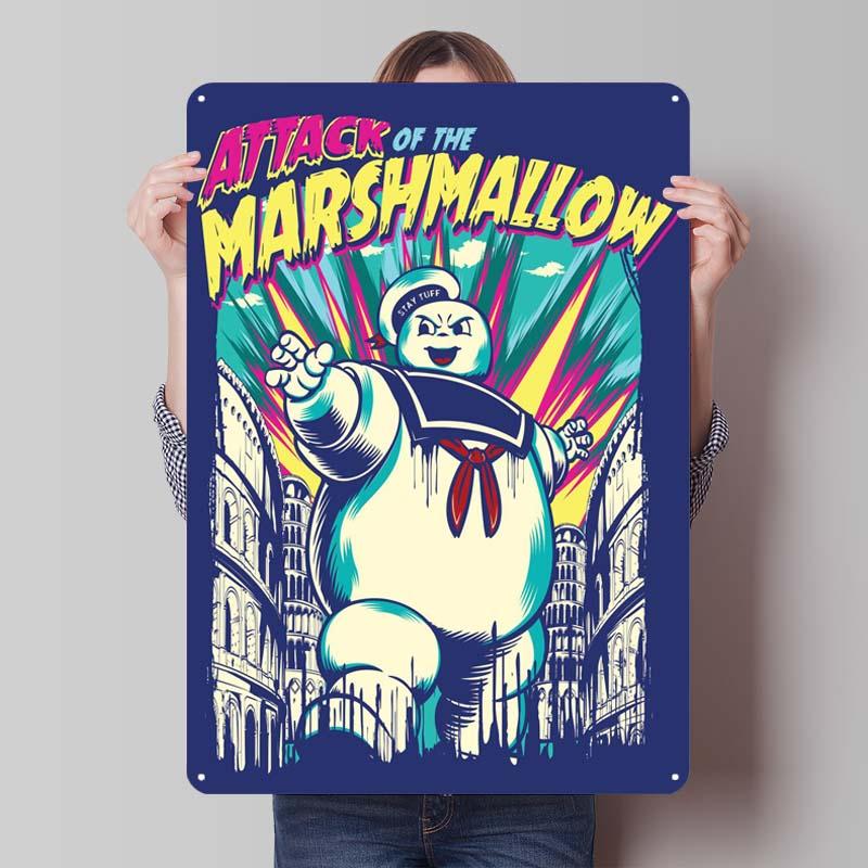 Classic Movie Metal Poster Wall Art Mural Custom Vintage Metal Tin Signs for Wall Art Decoration Man Cave Room Wall Sign Deco