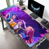 Neon Dreams Xl Gaming Mouse Pad Nonslip Rubber Base Stitched Edge Waterproof Desk Mat For Pc Laptop Gamer Office Computer Accessories C92921