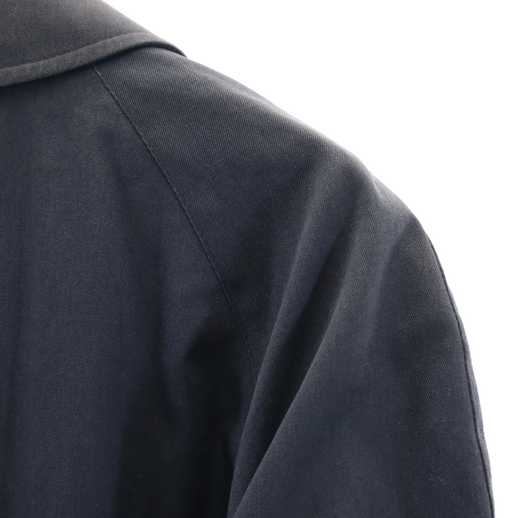 Aquascutum 80s Vintage Stainless Collar Coat Navy Men's Used