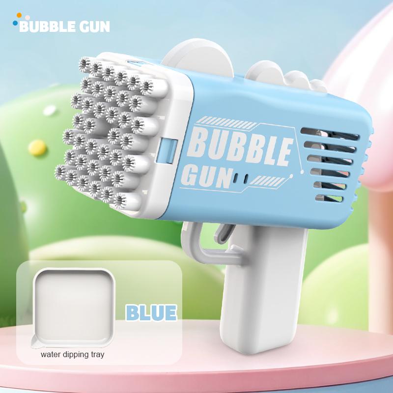 Handheld Electric Dinosaur Bubble Gun Children's Toy Lighting Outdoor Bubble Toy Wedding Prop Without Battery Bubble Water