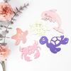 5 Pcs Handicrafts DIY Marine Life Cutting Dies Metal Cutting Stencils for Scrapbooking Album Stamp Paper Card Embossing