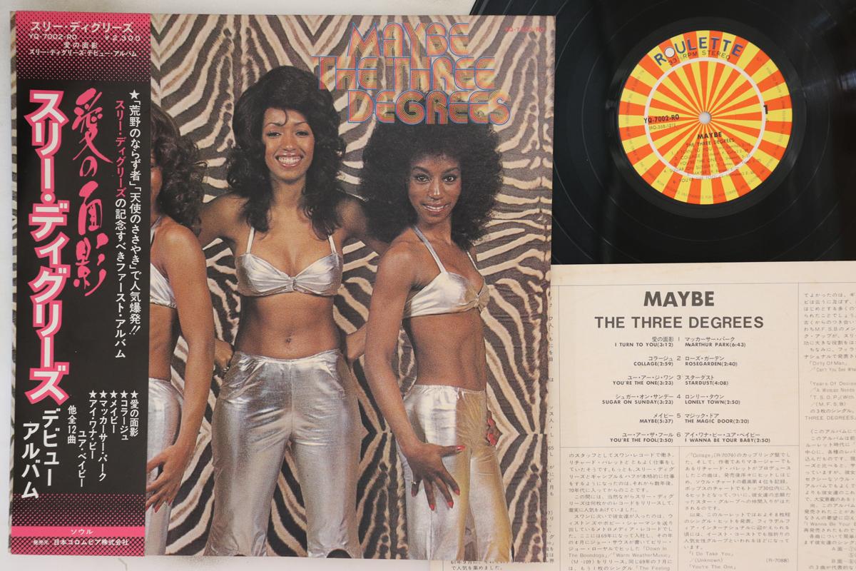 

LP Record THREE DEGREES - Maybe YQ7002RO ROULETTE 1974 Japan Obi Soul/Funk Used